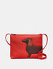 Dottie the Dachshund Leather Cross Body Bag