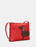 Dottie the Dachshund Leather Cross Body Bag