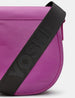 Chawton Purple Leather Cross Body Satchel Bag
