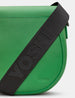 Chawton Green Leather Cross Body Satchel Bag