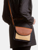 Rustic Colour Block Portland Flap Over Leather Bag