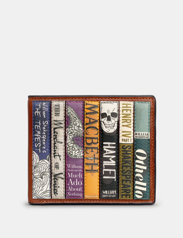 Shakespeare Bookworm Leather Wallet