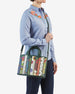 Green Fingers Bookworm Library Leather Grab Bag