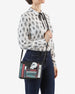 Shakespeare Bookworm Parker Leather Cross Body Bag