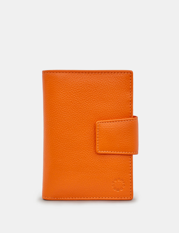 Anson Zip Round Leather Purse with Tab - SALE