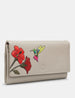 Petal & Feathers Hummingbird Flap Over Leather Purse