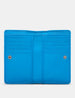 Cobalt Bookworm Library Zip Around Leather Purse