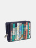 Cook Bookworm Library Zip Around Leather Purse