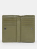 Jane Austen Bookworm Library Zip Around Olive Leather Purse