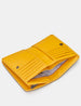 Yellow Bookworm Library Zip Around Leather Purse