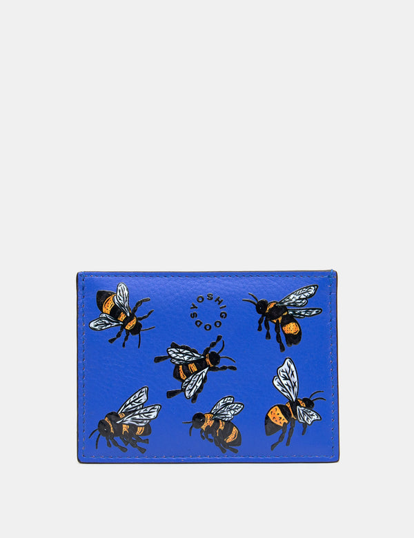 Sweet Bees Leather Card Holder