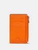 Zip Top Morton Leather Card Holder