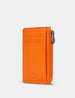 Zip Top Morton Leather Card Holder