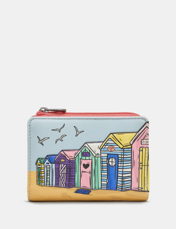 Beside the Seaside Leather Flap Over Purse