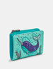 Narwhal Leather Flap Over Purse