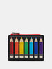 Pencils Leather Flap Over Purse