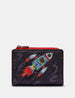 Blast Off Leather Flap Over Purse