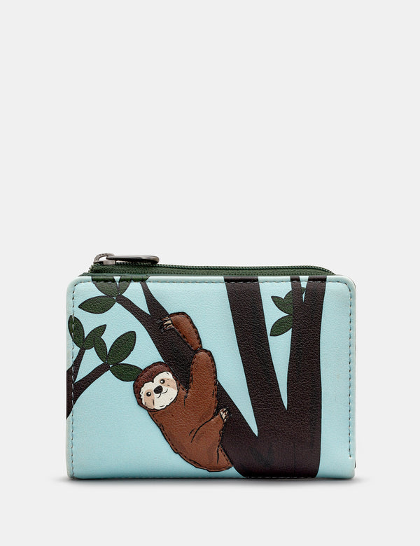 Sloth Leather Flap Over Purse