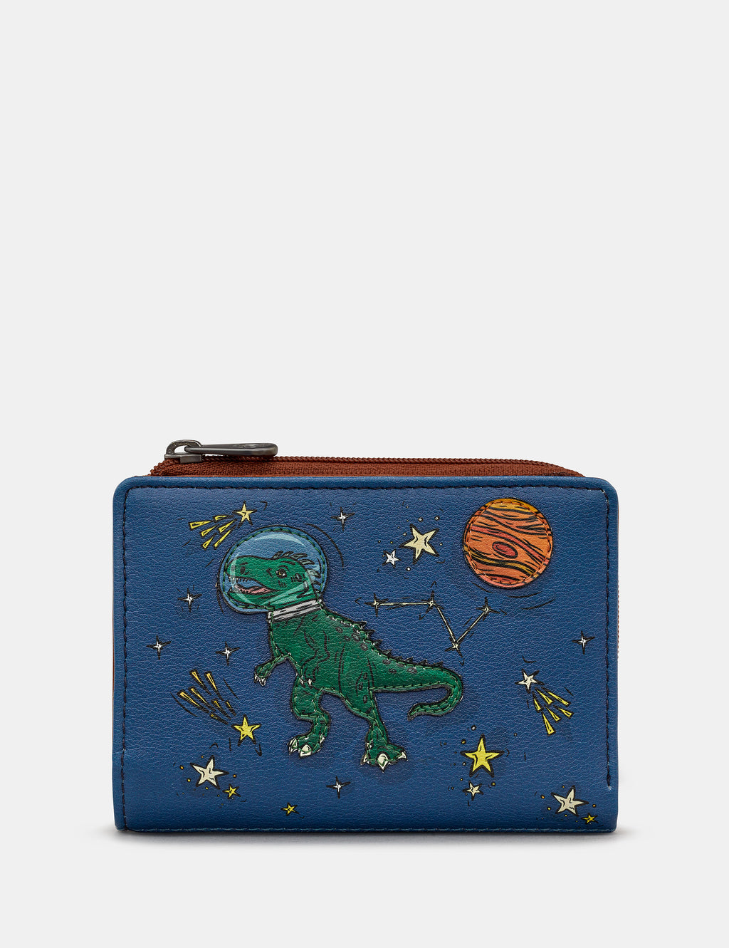 Lost in Space Leather Flap Over Purse