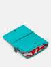 Narwhal Leather Flap Over Purse
