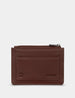 Curiosity Bookshop Zip Top Leather Purse