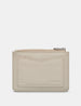 Jane Austen Bookworm Warm Grey Zip Top Leather Purse