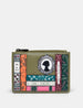 Jane Austen Bookworm Zip Top Olive Leather Purse