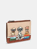 Bookhound Gang Zip Top Leather Purse