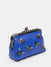 Sweet Bees Leather Triple Frame Purse