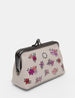 Ditsy Floral Leather Triple Frame Purse