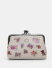 Ditsy Floral Leather Triple Frame Purse