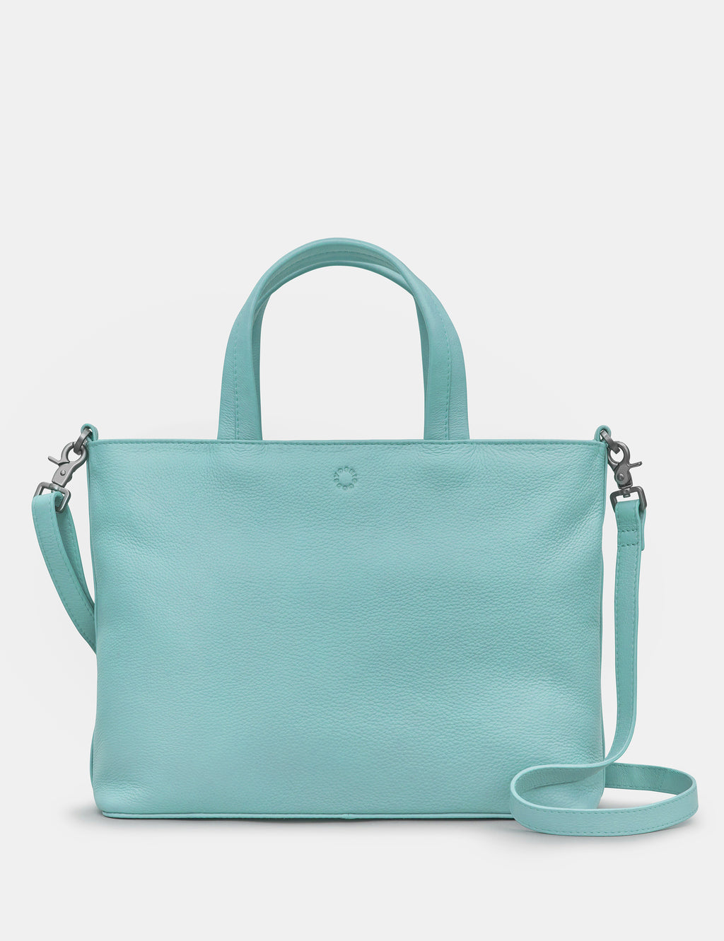 Hampton Multiway Duck Egg Leather Grab Bag