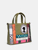 Jane Austen Bookworm Library Olive Leather Grab Bag