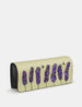 Bees Love Lavender Black Leather Glasses Case