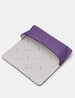 Bees Love Lavender Plum Leather Glasses Case