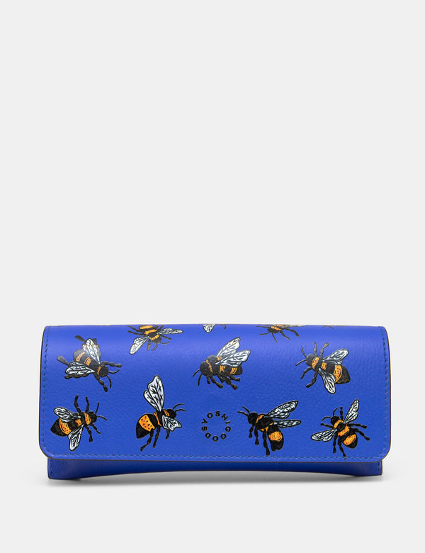 Sweet Bees Leather Glasses Case