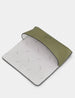 Jane Austen Bookworm Olive Leather Glasses Case