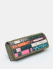 Jane Austen Bookworm Olive Leather Glasses Case