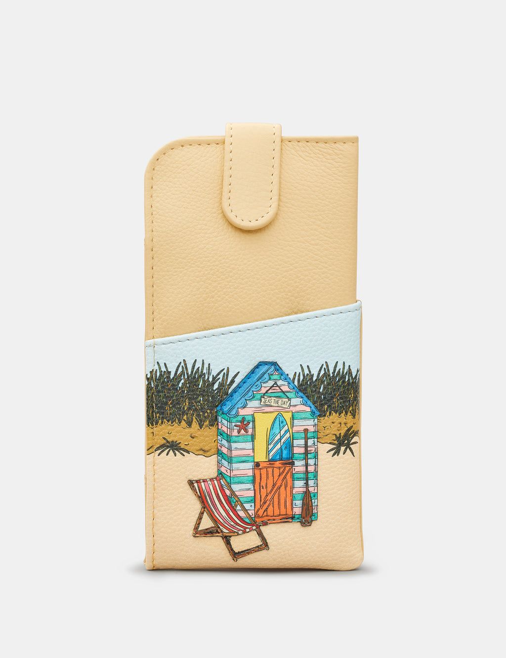 Seaside Memories Leather Glasses Case