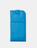 Blue Bookworm Library Leather Glasses Case