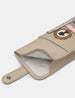 Jane Austen Bookworm Warm Grey Leather Glasses Case