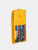 Yellow Bookworm Library Leather Glasses Case