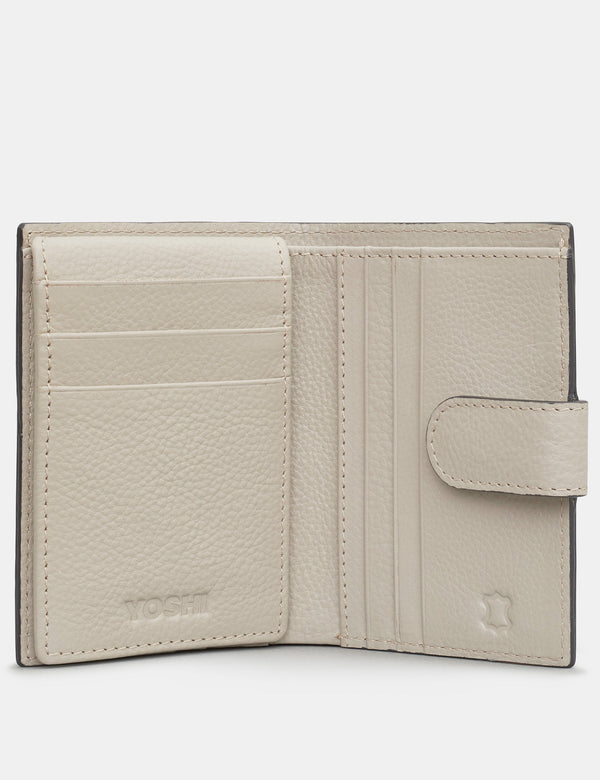 Leather Card Holder Wallet with Tab - SALE