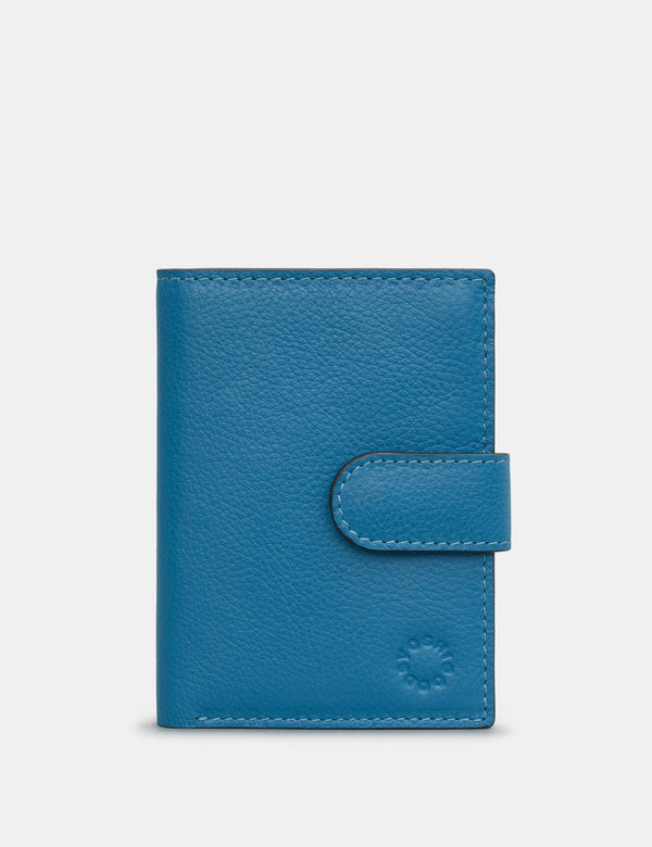 Leather Card Holder Wallet with Tab - SALE