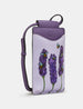 Bees Love Lavender Plum Leather Phone Case