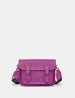 Tilney Purple Leather Mini Satchel