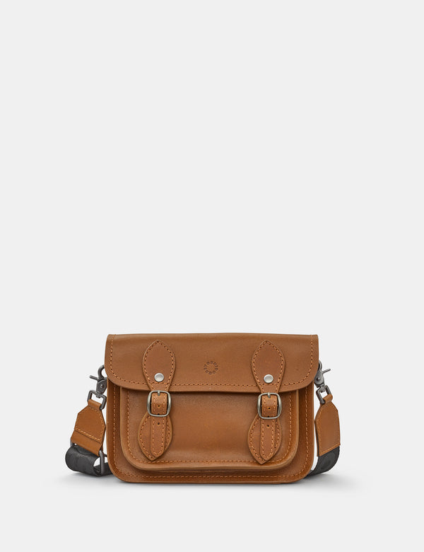 Tilney Brown Leather Mini Satchel