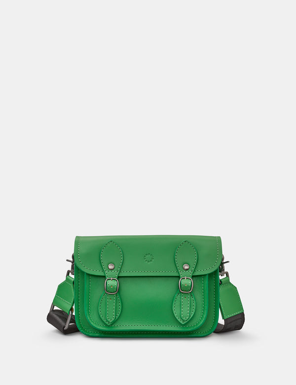 Tilney Green Leather Mini Satchel