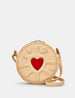 Jammie Dodger Biscuit Leather Across Body Bag