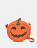 Jack O' Lantern Leather Cross Body Bag